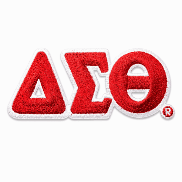 Small Letter Patch Sets - Delta Sigma Theta, Red