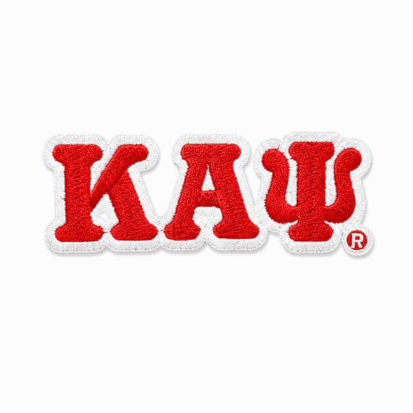 Small Letter Patch Sets - Kappa Alpha Psi, Red