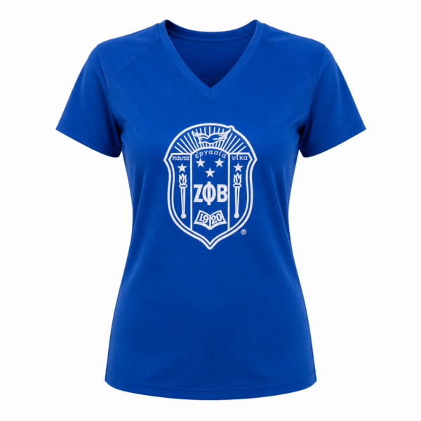 Performance Tee - Zeta Phi Beta, Blue, Small