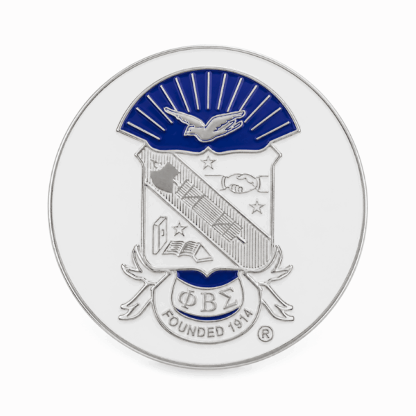 Round Badge - Phi Beta Sigma, Blue
