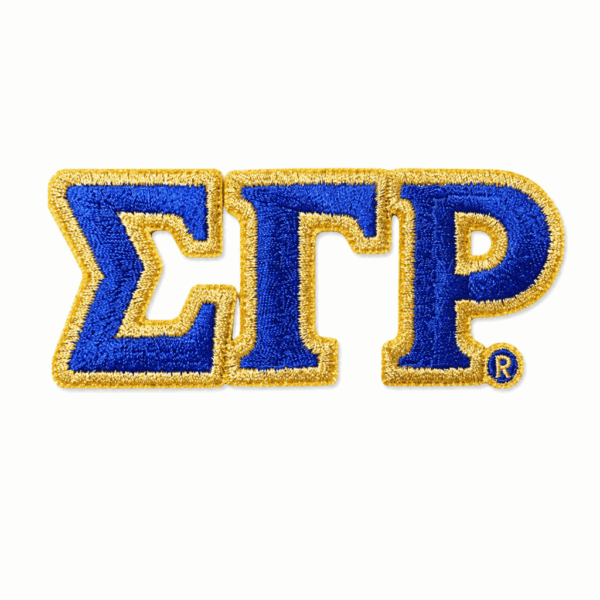 Small Letter Patch Sets - Sigma Gamma Rho, Royal