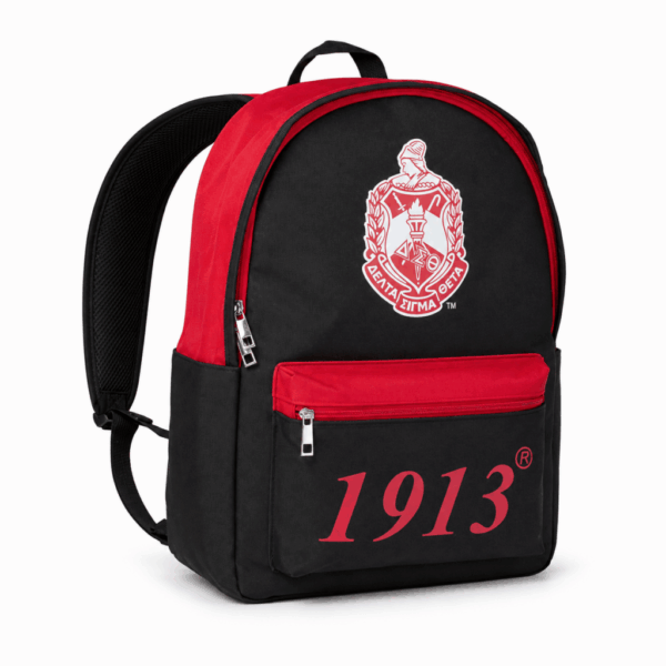 USB-Port Backpack - Delta Sigma Theta, Black