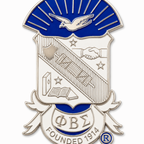 Die-Cut Badge - Phi Beta Sigma, Blue