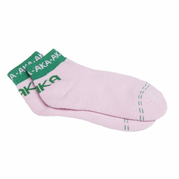 Bootie Socks - Alpha Kappa Alpha, Pink