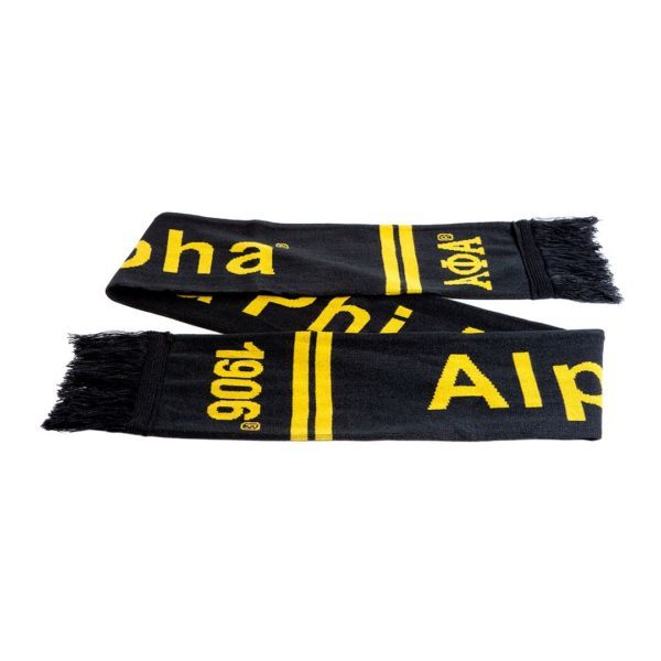 Knit Scarf - Alpha Phi Alpha, Black