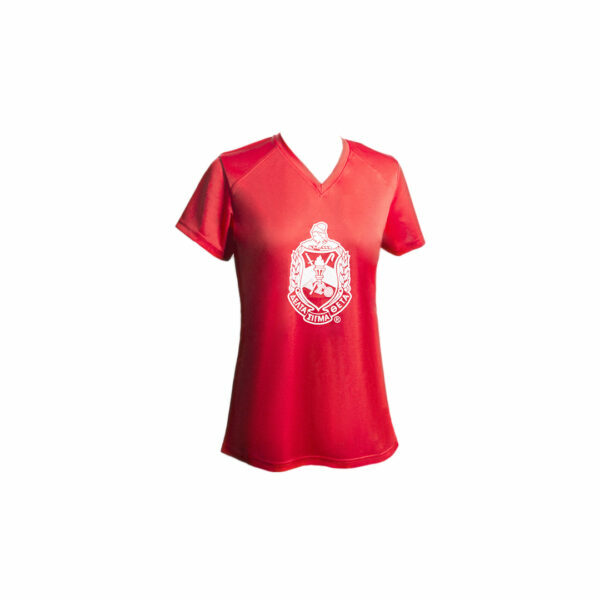 High Performance Tee - Delta Sigma Theta, Red, X-Large