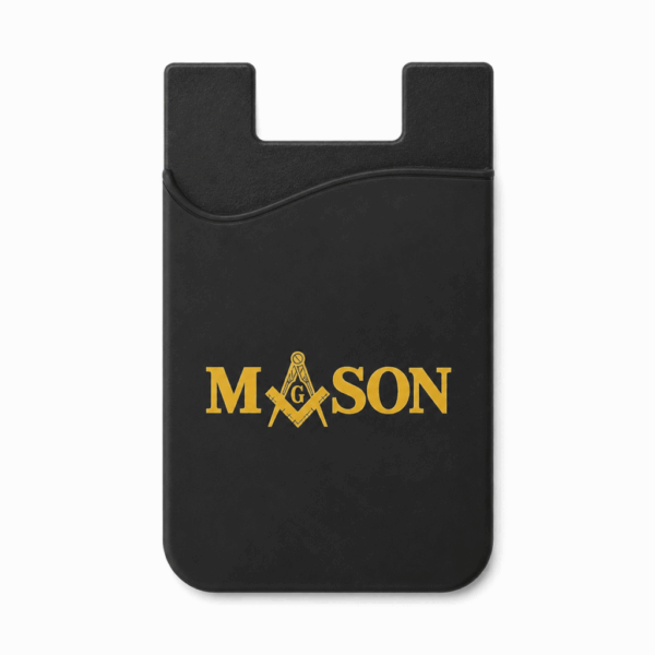 Silicone Phone Wallet - Mason, Black