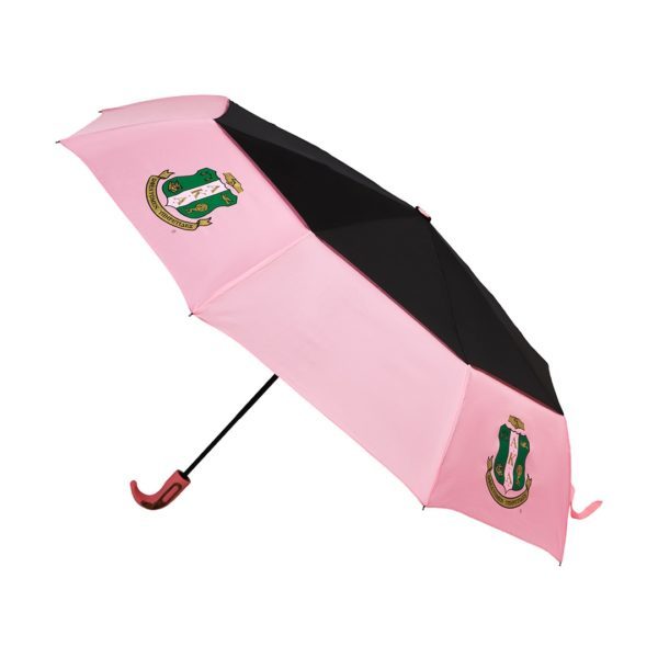 Hurricane Umbrella - Alpha Kappa Alpha, Pink/Black