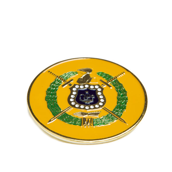 Round Car Badge - Omega Psi Phi