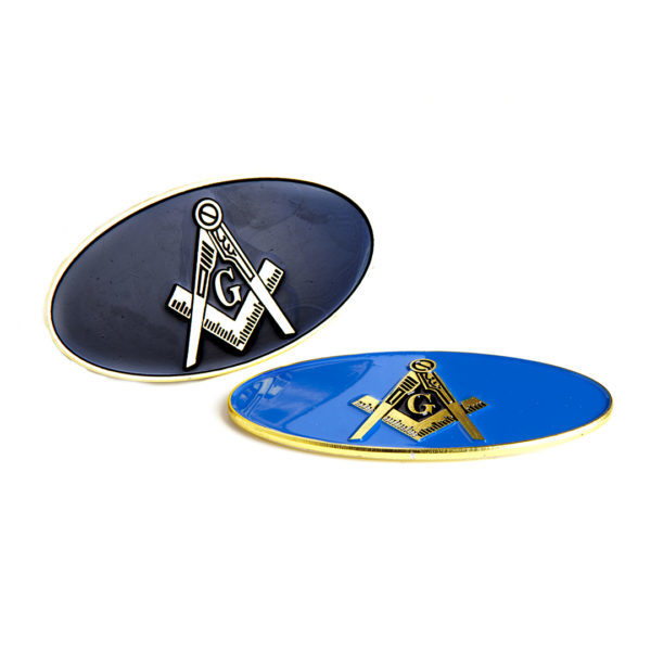 Oval Car Badge - Phi Beta Sigma, Blue