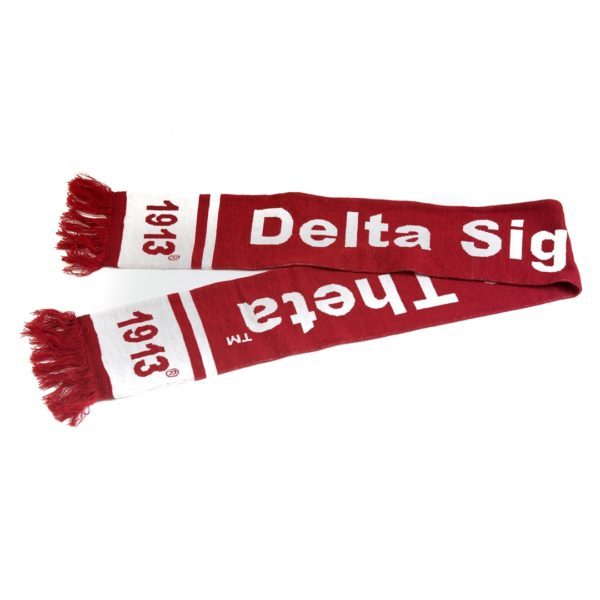 Knit Scarf - Delta Sigma Theta, Red