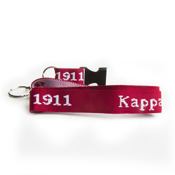 Woven Embroidered Lanyard - Kappa Alpha Psi, Red