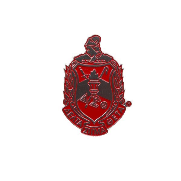 Die-Cut Car Badge - Delta Sigma Theta, Red