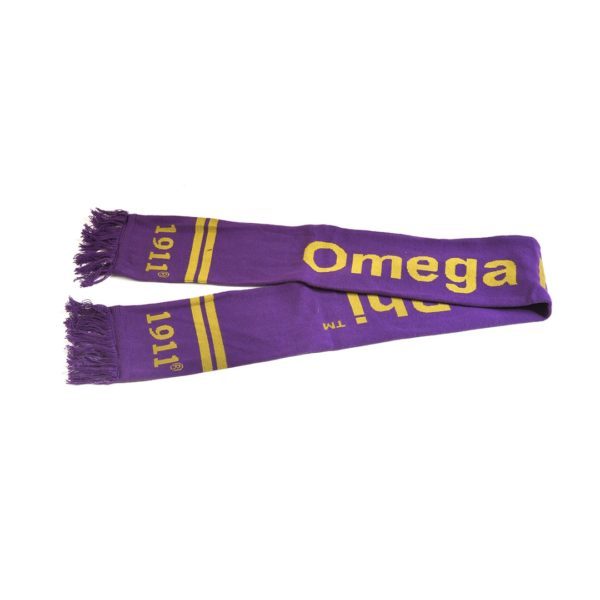 Knit Scarf - Omega Psi Phi, Purple