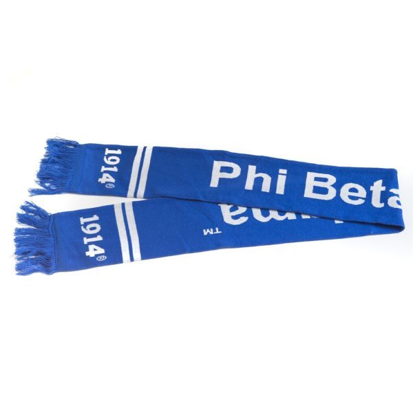 Knit Scarf - Phi Beta Sigma, Blue