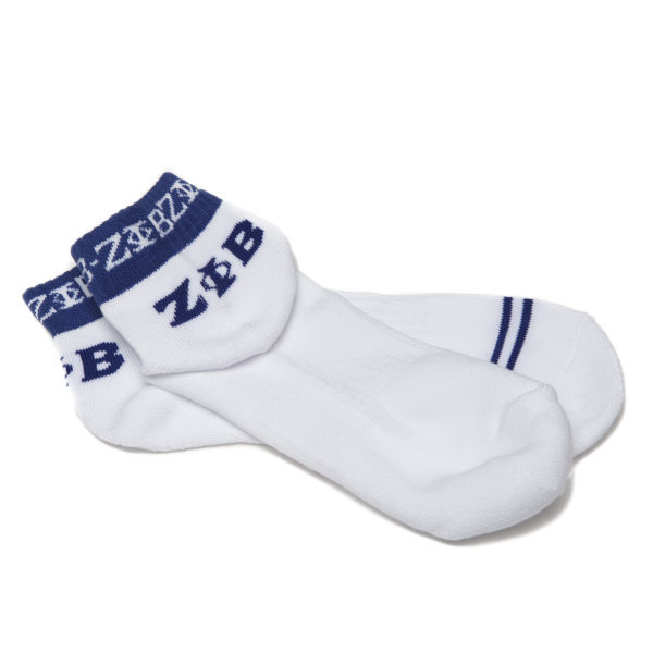 Bootie Socks - Zeta Phi Beta, White
