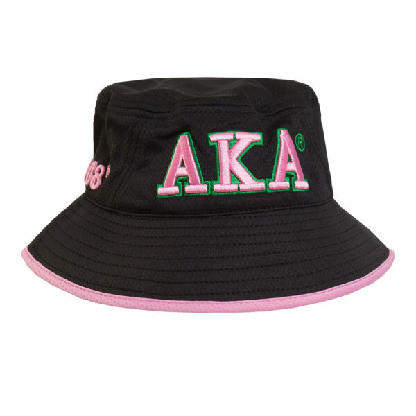 Novelty Bucket Hat - Alpha Kappa Alpha, Black