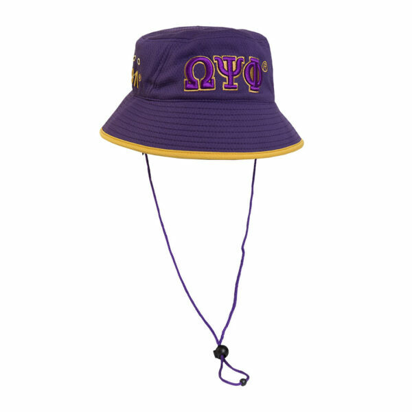 Novelty Bucket Hat - Omega Psi Phi, Purple