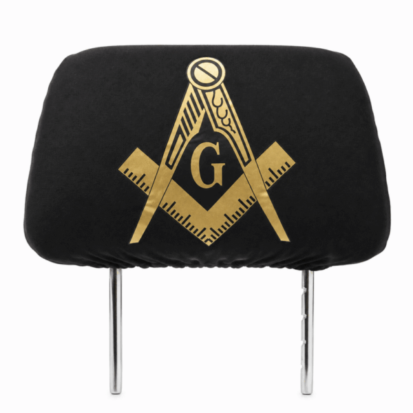 Car Seat Headrest Cover - Mason, Black
