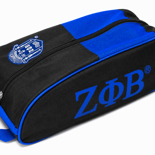 Shoe Bag - Zeta Phi Beta, Black