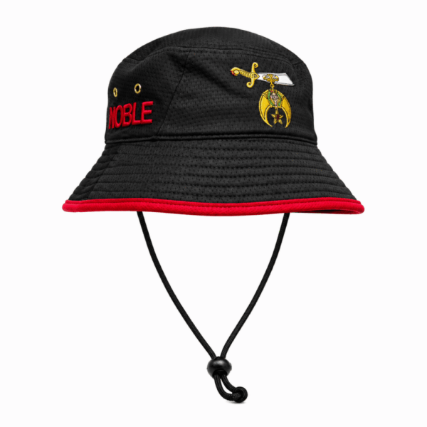 Novelty Bucket Hat - Shriner, Black