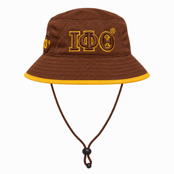 Novelty Bucket Hat - Iota Phi Theta, Brown