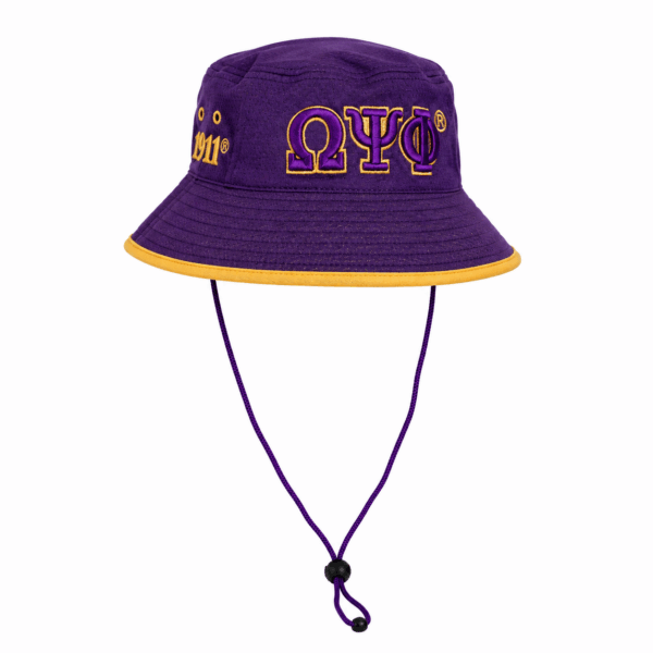 Novelty Bucket Hat - Omega Psi Phi, Purple