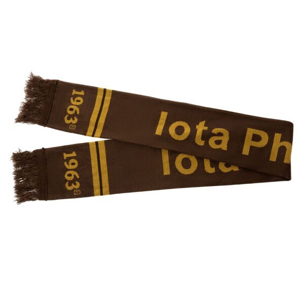 Knit Scarf - Iota Phi Theta, Brown