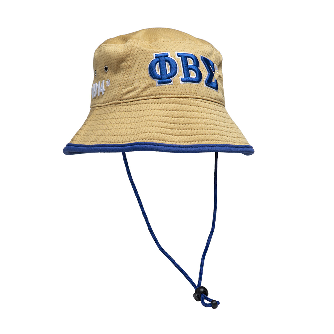 Phi Beta Sigma Bucket Hat Khaki