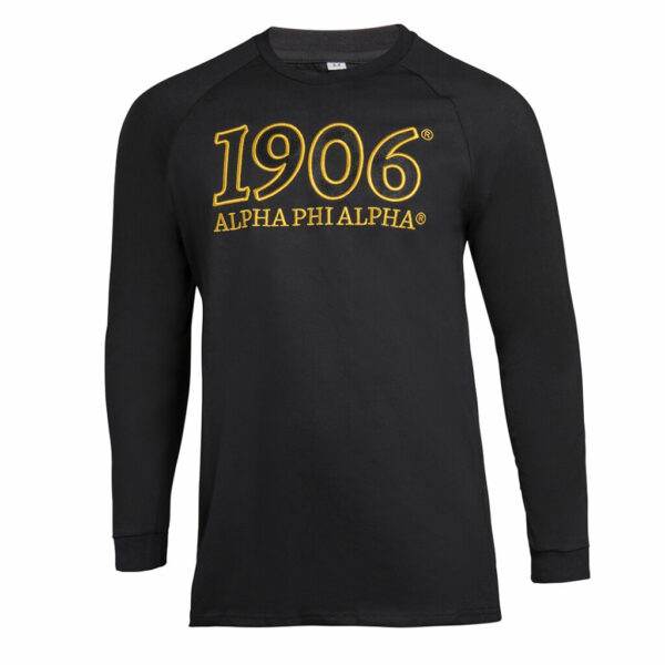 Cotton Long-Sleeve Shirt - Medium, Alpha Phi Alpha