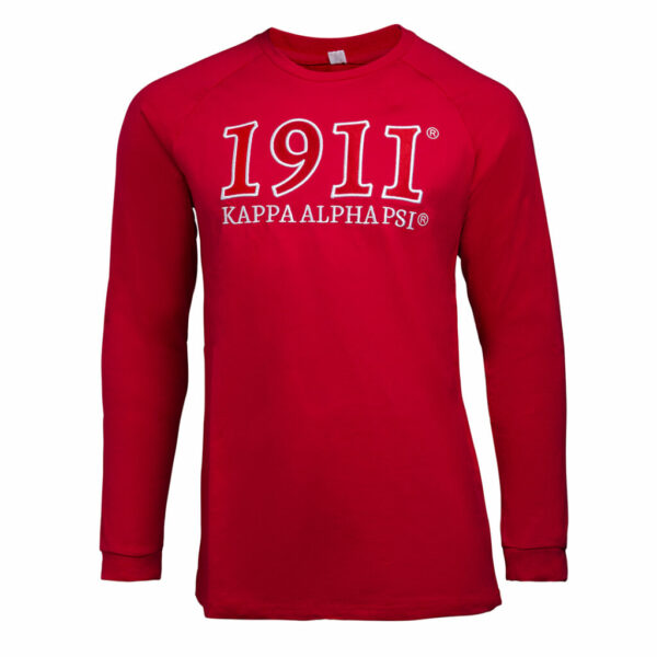 Cotton Long-Sleeve Shirt - Medium, Kappa Alpha Psi
