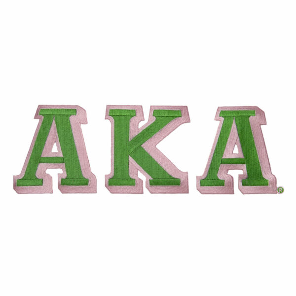 Large Letter Patch Sets - Alpha Kappa Alpha, Green