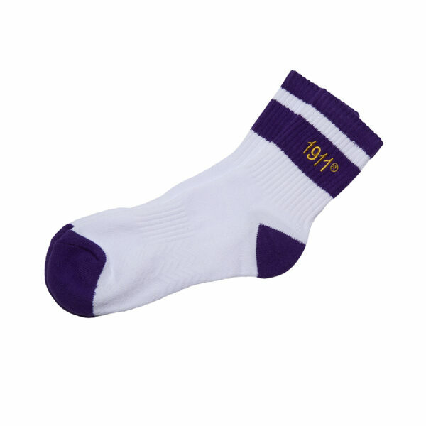 Quarter Socks - Omega Psi Phi, White