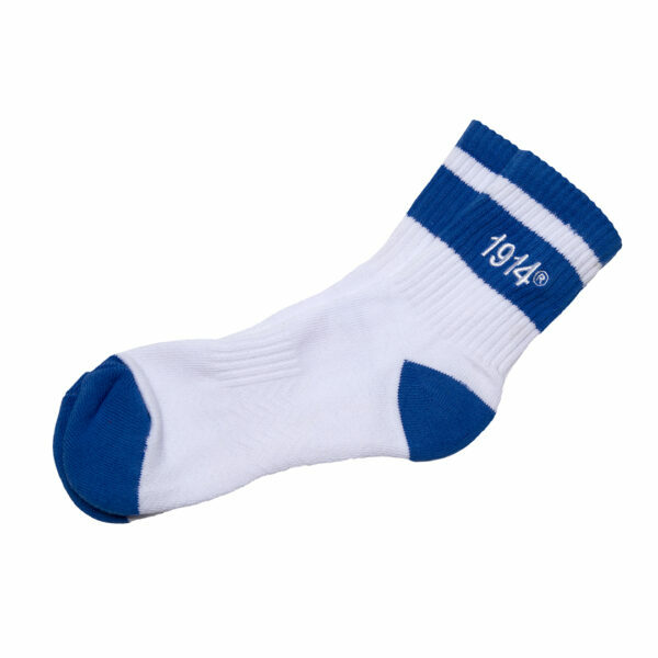 Quarter Socks - Phi Beta Sigma, White