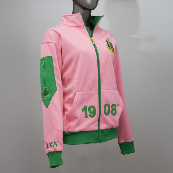 Elite Track Jacket - Alpha Kappa Alpha, Small, Pink