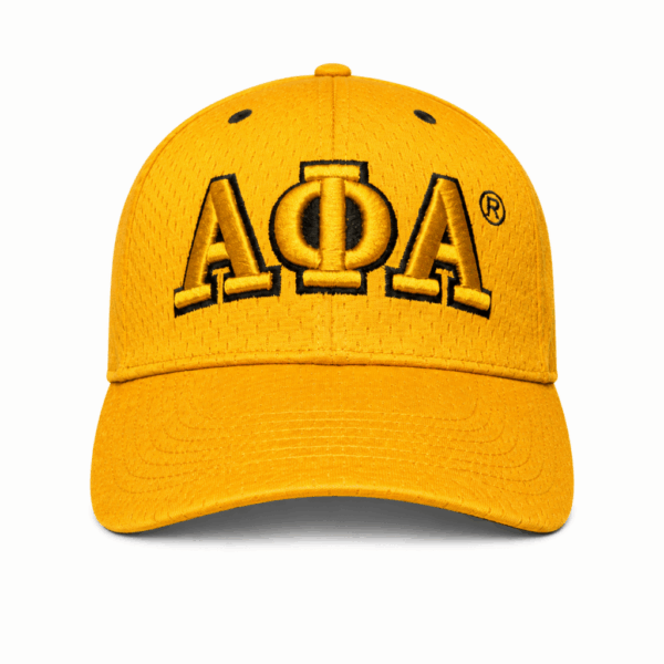 Mesh Cap - Alpha Phi Alpha, OldGold