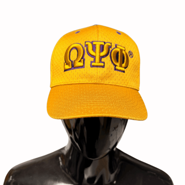 Mesh Cap - Omega Psi Phi, OldGold