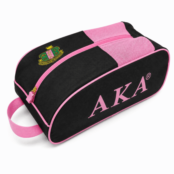 Shoe Bag - Alpha Kappa Alpha, Black